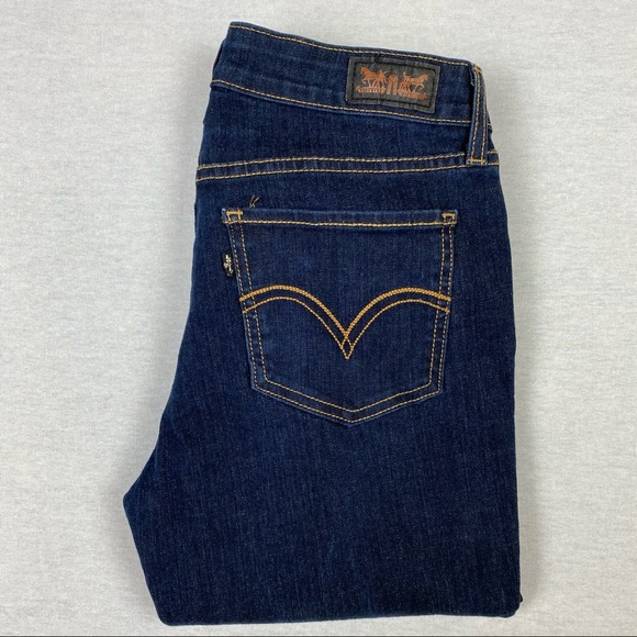 EUC Levi’s Legging Dark Wash Stretch Skinny Jeans - Picture 8 of 12